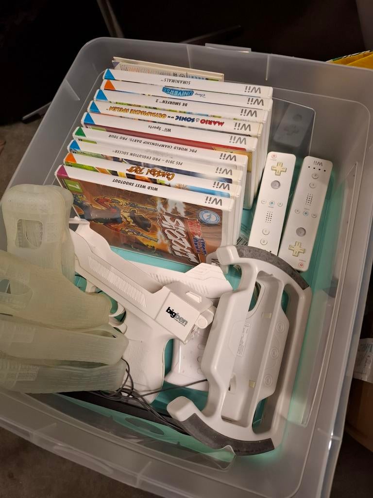 Ninento Wii en toebehoren, Consoles de jeu & Jeux vidéo, Enlèvement ou Envoi, Utilisé, Avec 2 manettes, Avec jeux