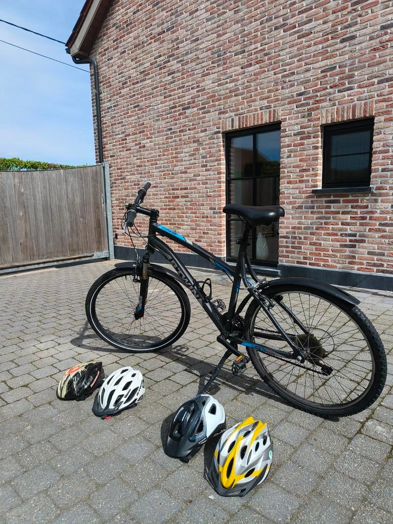 Mountainbike fiets met keuze naar helm, Fietsen en Brommers, Fietsen | Mountainbikes en ATB, Gebruikt, Hardtail, Heren, 53 tot 57 cm