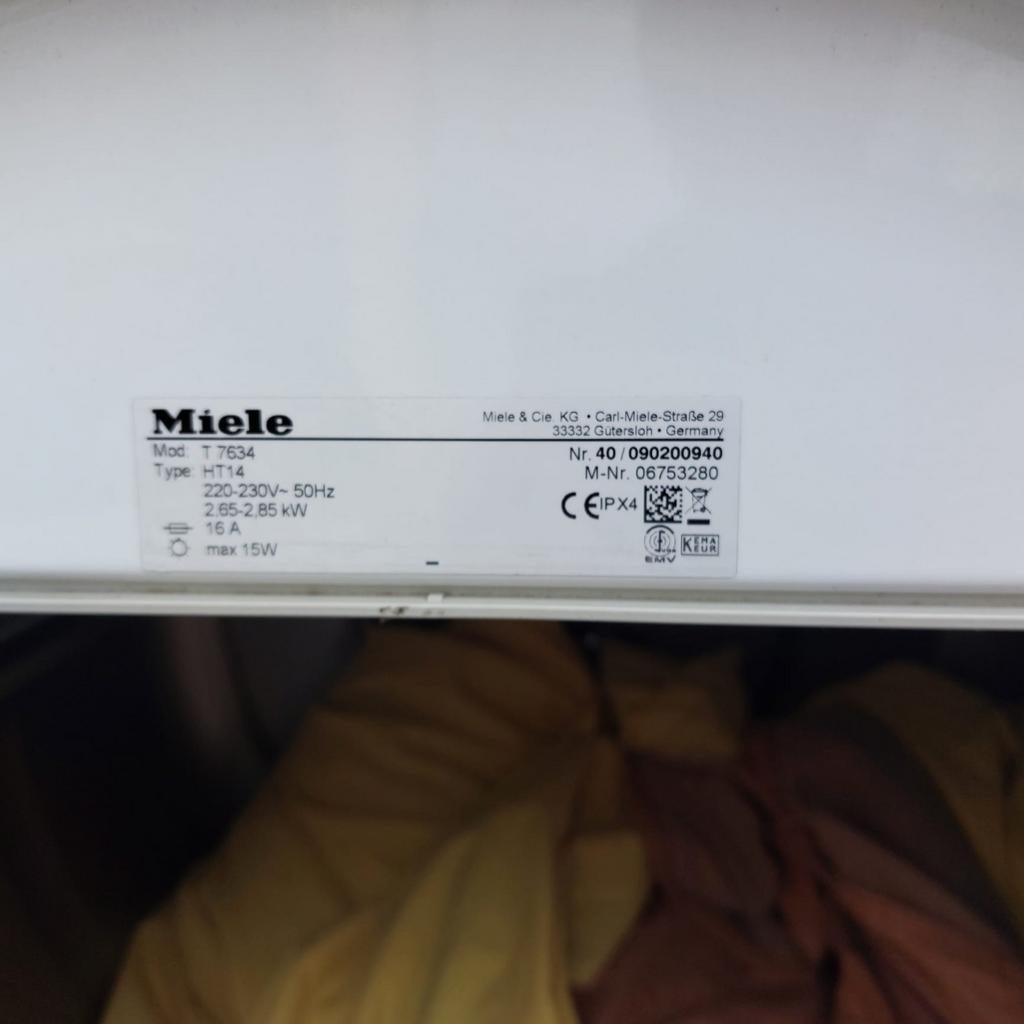 Miele novotronic T7634 voor wisselstukken, Elektronische apparatuur, Ophalen