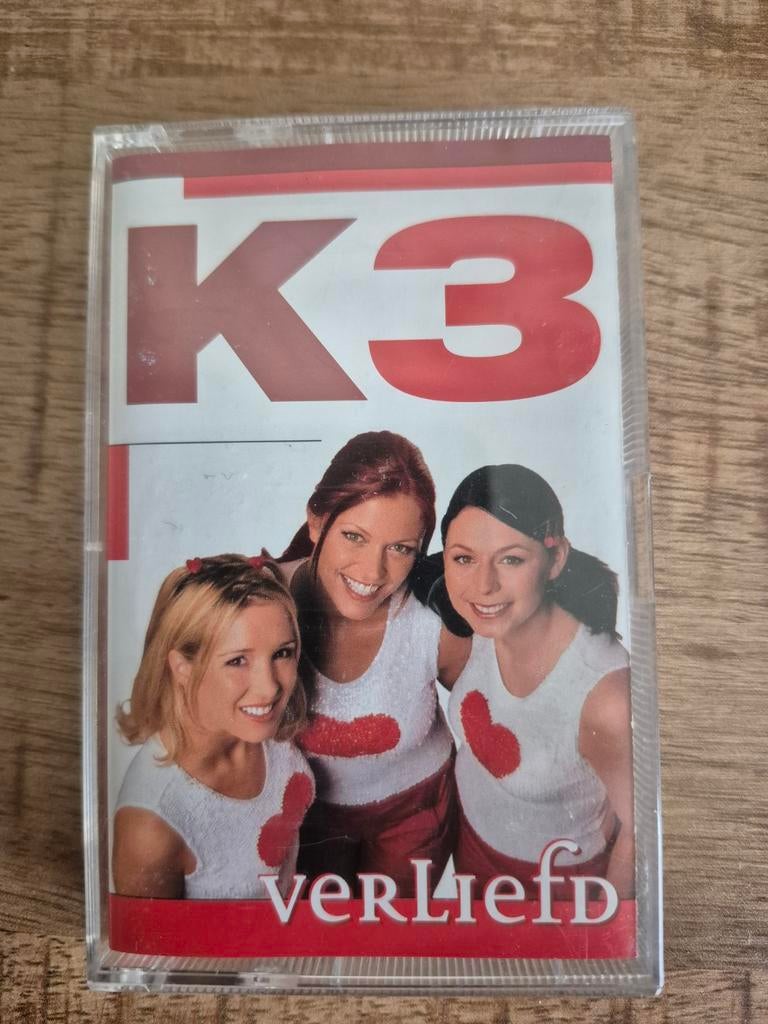 Muziekcassette "Verliefd" van K3 originals, Cd's en Dvd's, Ophalen of Verzenden, Zo goed als nieuw