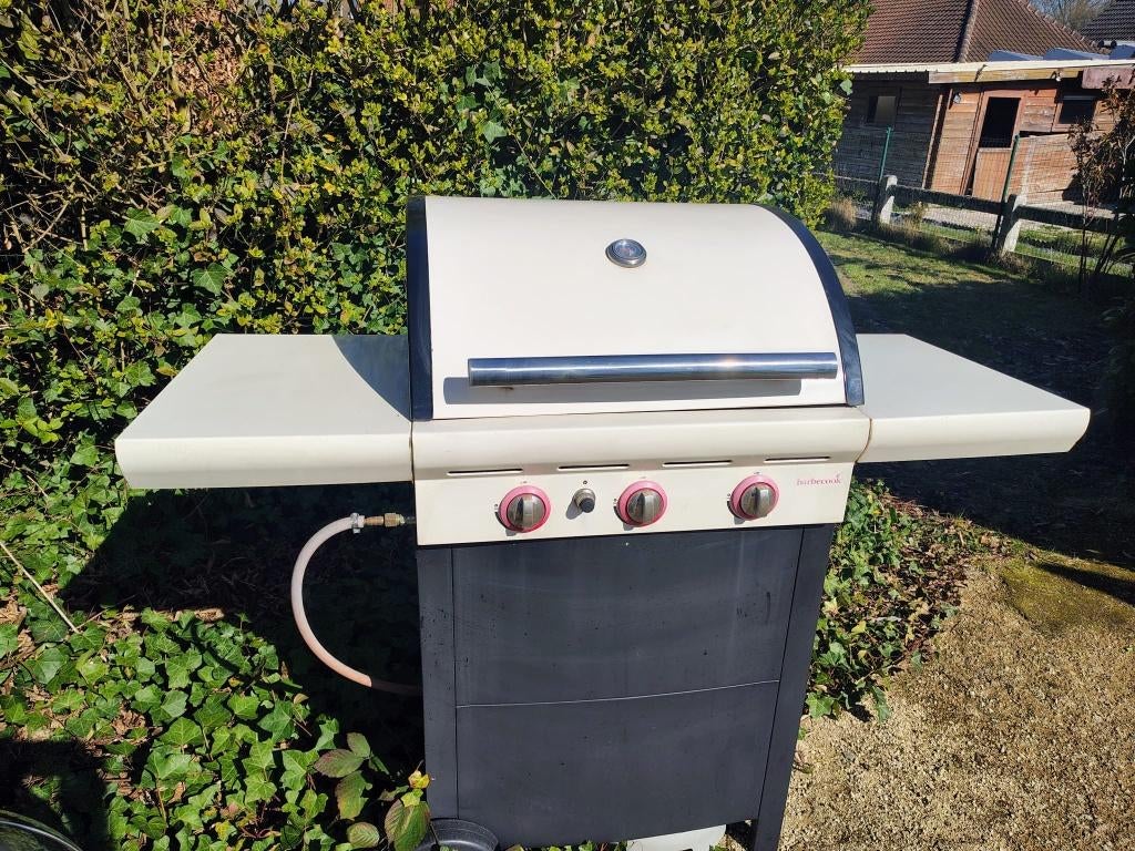 Gasbarbecue Barbecook – 3 branders + zijtafels, Ophalen, Gebruikt, Barbecook