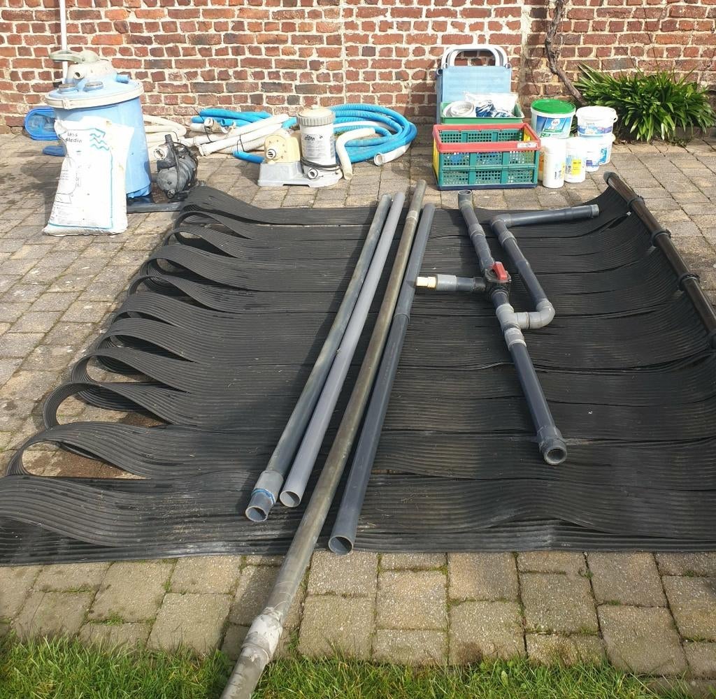 piscine, Enlèvement, Utilisé, Pompe