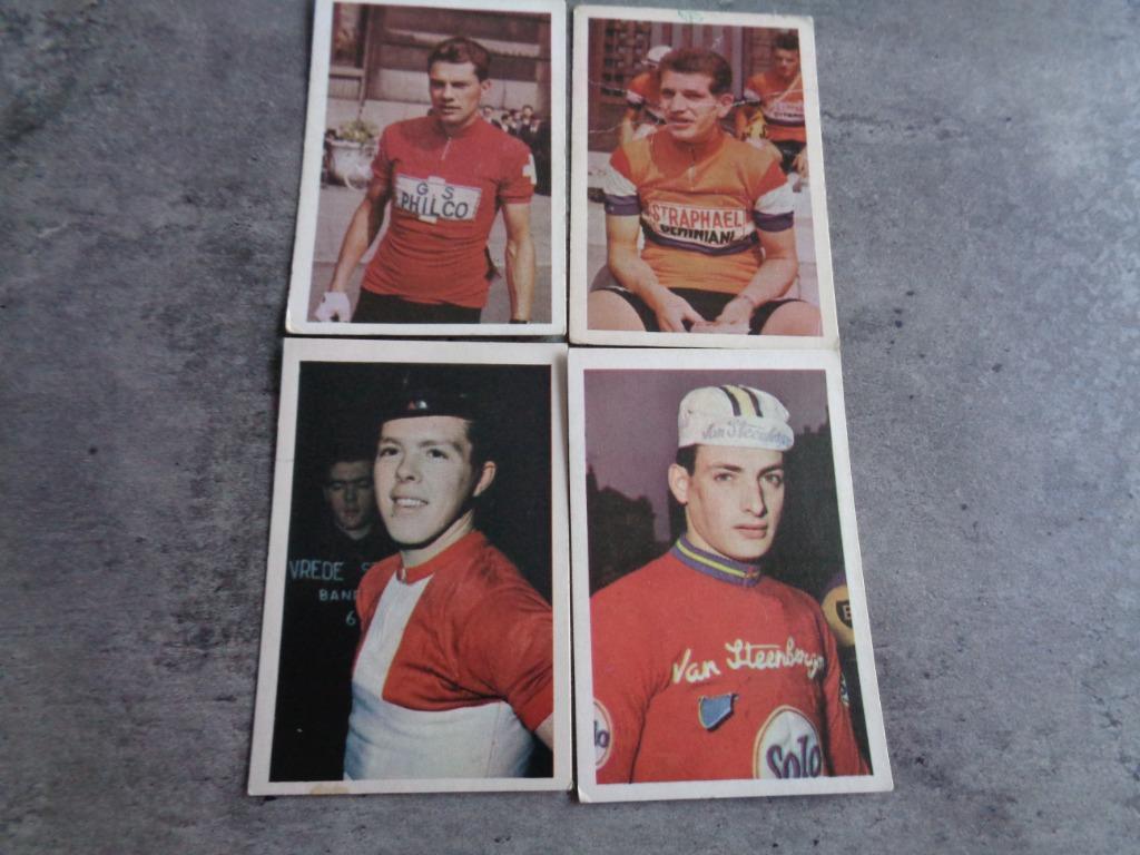 CYCLISTES ANNO 1962 MONTY GUM VELO SERIES 4X, Enlèvement ou Envoi