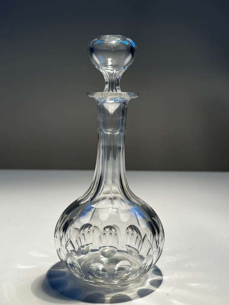 pre-1900 antiek Val-Saint-Lambert VSL karaf DUMORTIER, Ophalen of Verzenden