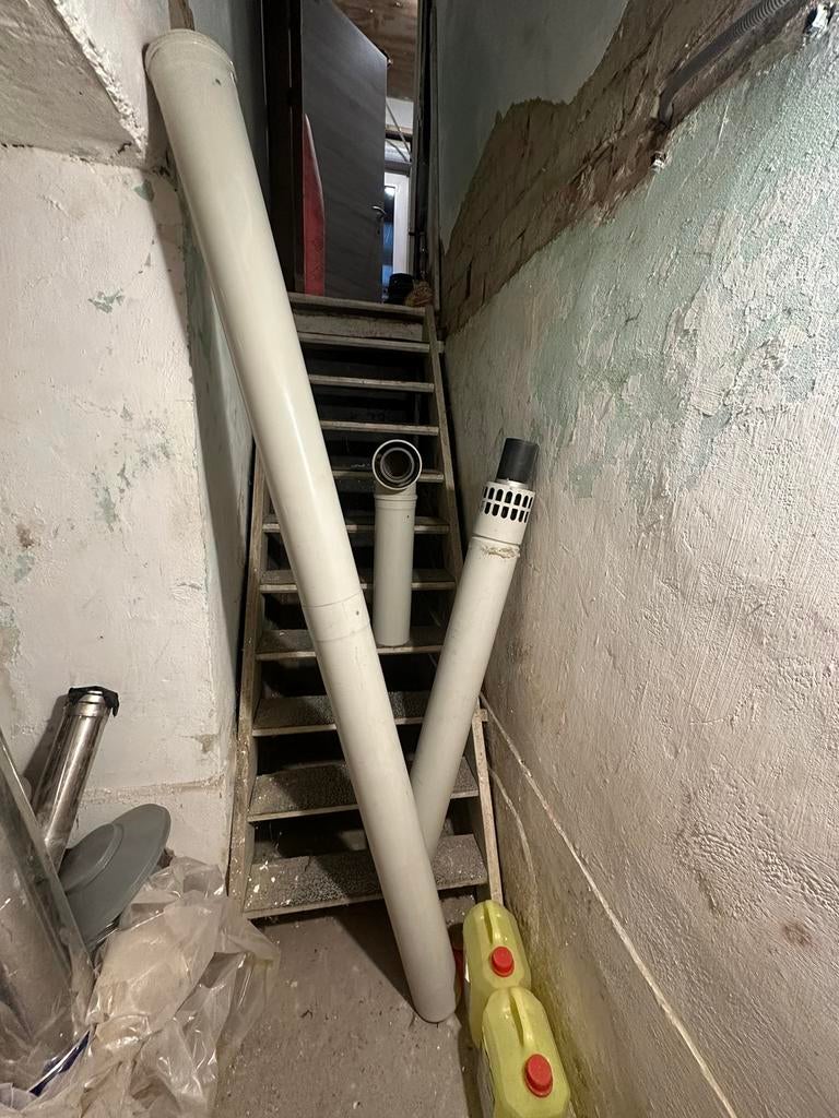 Concentrisch rookafvoer, Ophalen, Gebruikt