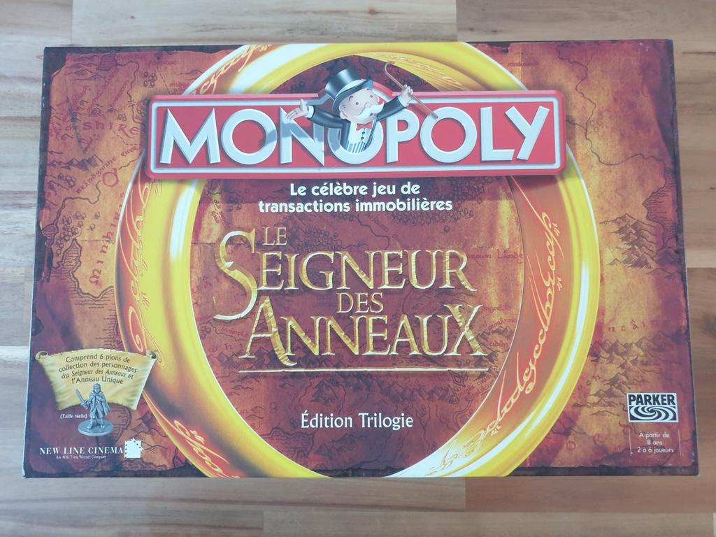 Monopoly collector " Le seigneur des anneaux "., Collections, Lord of the Rings, Comme neuf, Jeu, Enlèvement ou Envoi