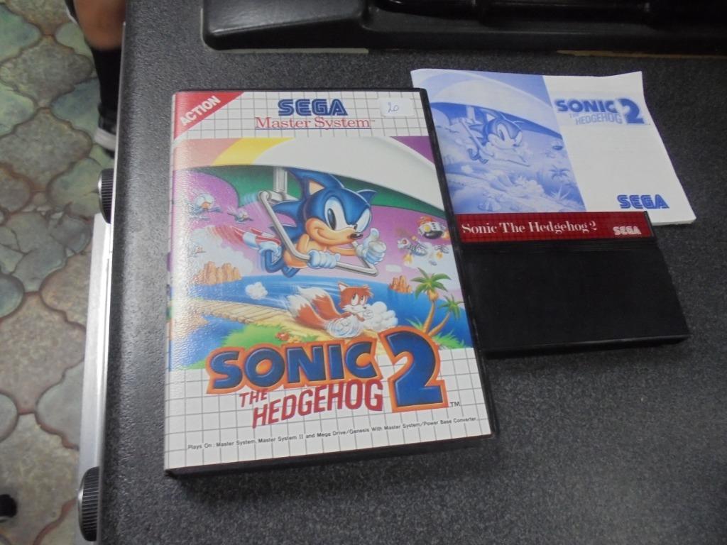Sega Master System Sonic The Hedgehog 2 (CIB), Consoles de jeu & Jeux vidéo, Jeux | Sega, 1 joueur, Enlèvement ou Envoi, Utilisé