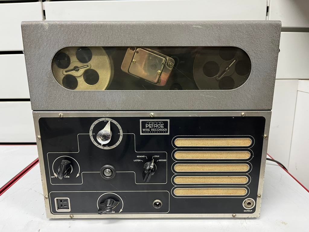 Pierce Wire Recorder - jaren 1940/50, Ophalen