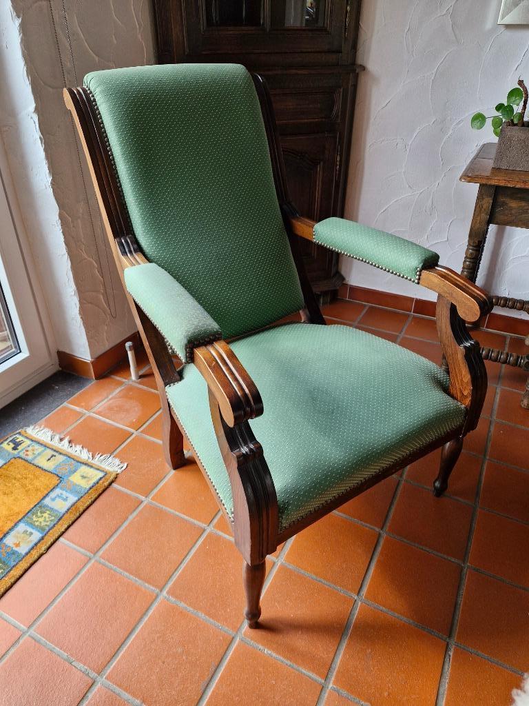 ANTIEKE STOEL FAUTEUIL TYPE LOUIS XVI, Enlèvement