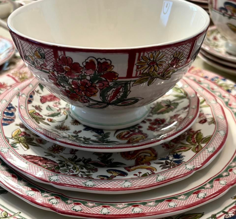 Bol neuf «Jardin Imaginaire« Faïencerie Gien France, Enlèvement