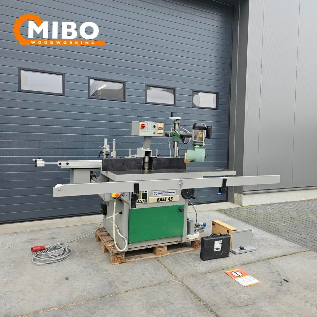 Lazzari freesmachine toupie 45graden compleet ** frezen, Enlèvement ou Envoi