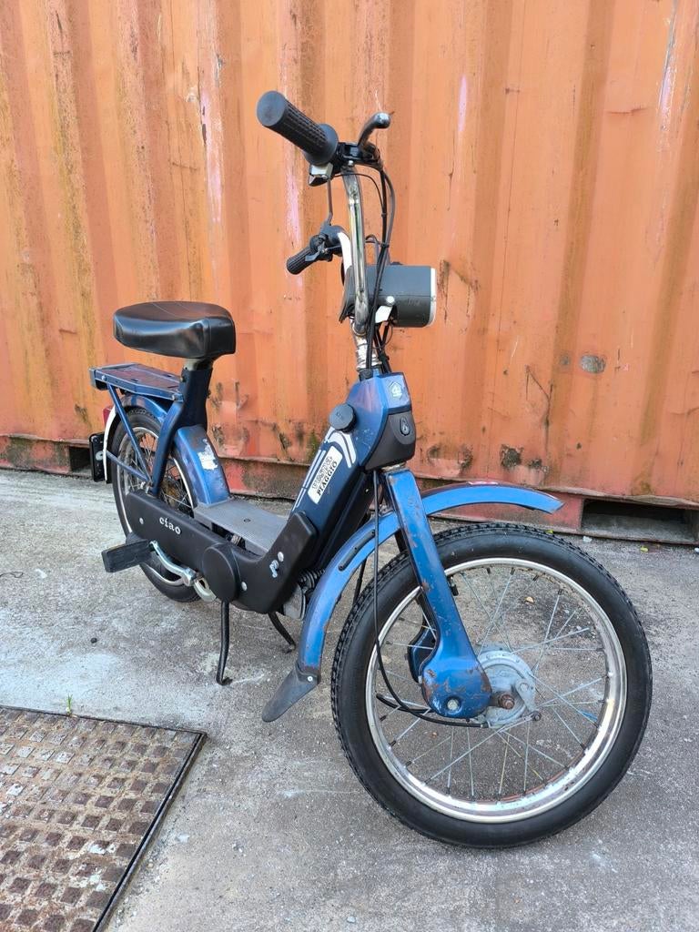 PIAGGIO CIAO 50 CC BLAUW 1984, Fietsen en Brommers, Brommers | Vespa, Ophalen, Gebruikt, Ciao