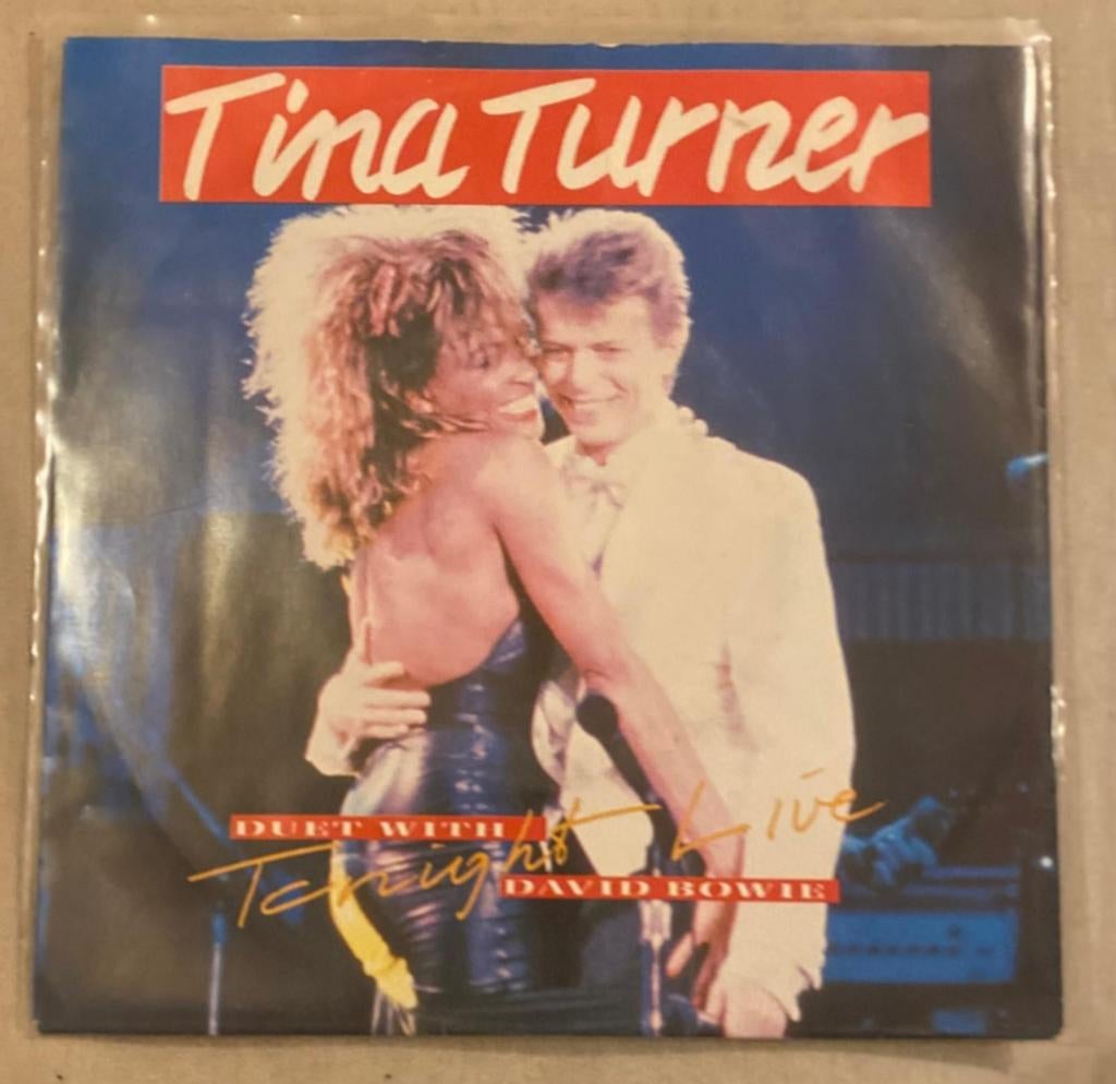 Tina Turner duet with David Bowie Tonight (live, Cd's en Dvd's, Vinyl Singles, Zo goed als nieuw, Single, Ophalen of Verzenden