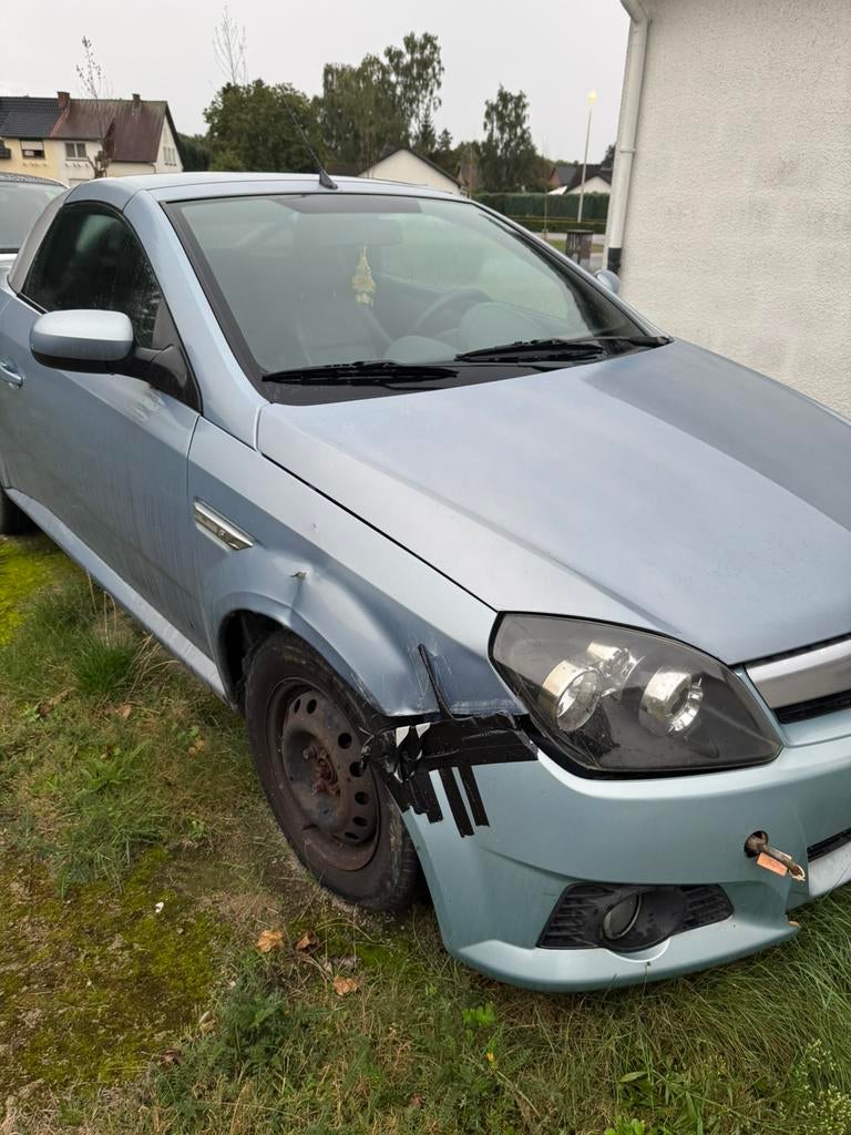 Opel tigera cabrio, Auto's, Opel, Cabriolet, Blauw, Leder, Bedrijf