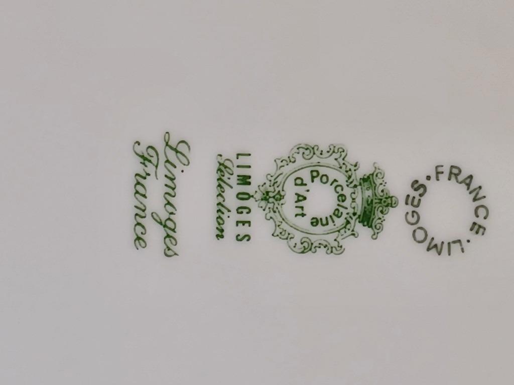 Superbe service en porcelaine de Limoges, Enlèvement