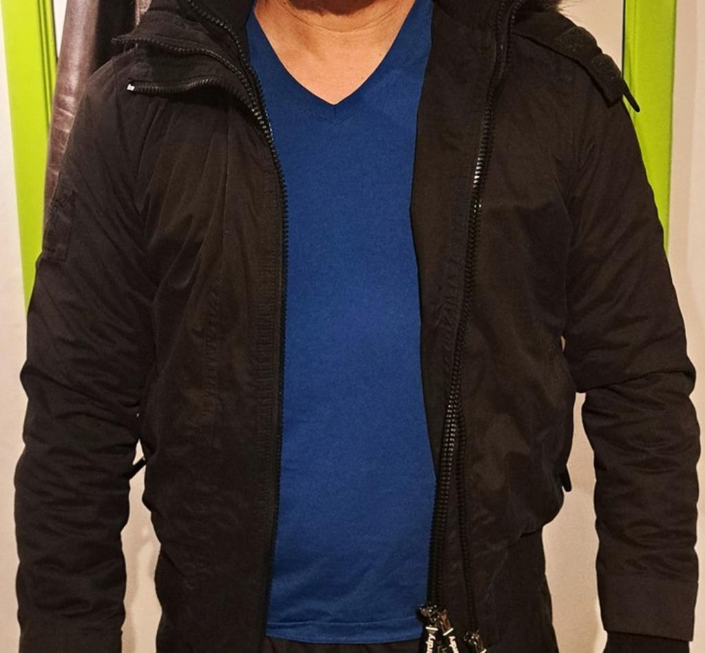 veste superdry, Enlèvement ou Envoi, Porté, Taille 48/50 (M), Noir