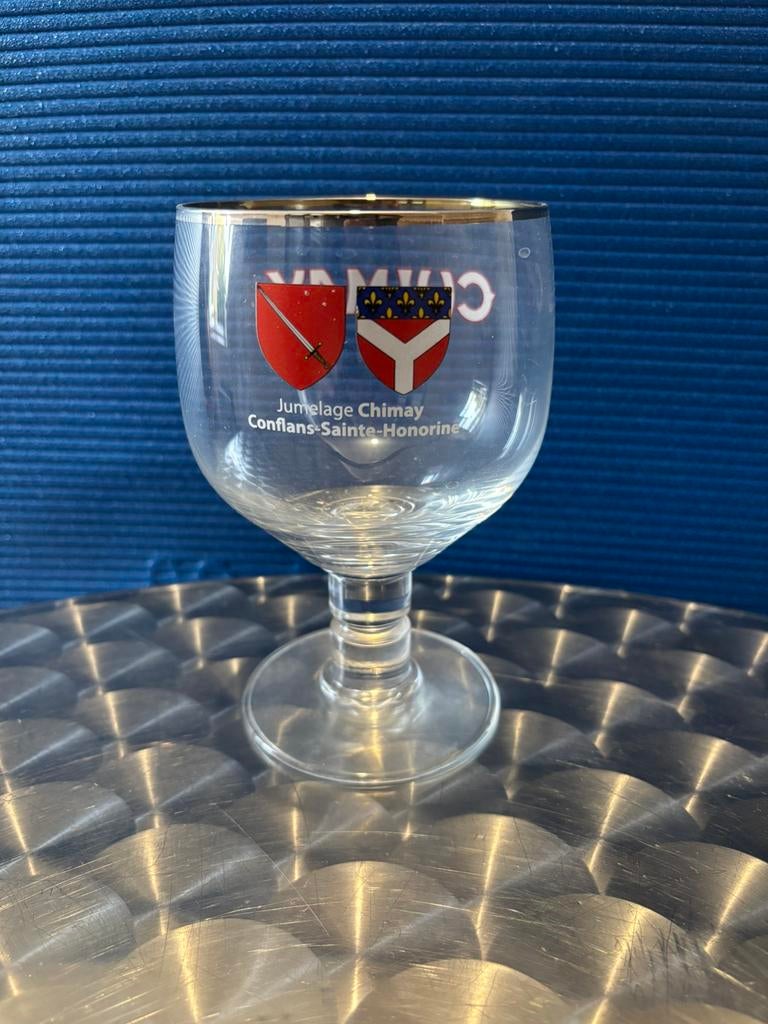 Verre chimay conflans sainte honorine, Collections, Enlèvement ou Envoi, Neuf, Verre à bière