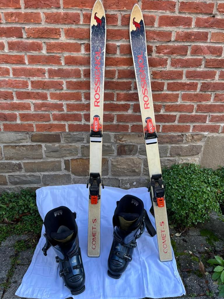 Skis en ski schoenen ROSSIGNOL, Sport en Fitness, Skiën en Langlaufen, Ophalen, Ski, Schoenen, Rossignol