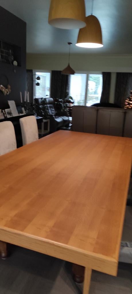 grote tafel te koop, Huis en Inrichting, Ophalen, 100 tot 150 cm, 200 cm of meer, Vijf personen of meer