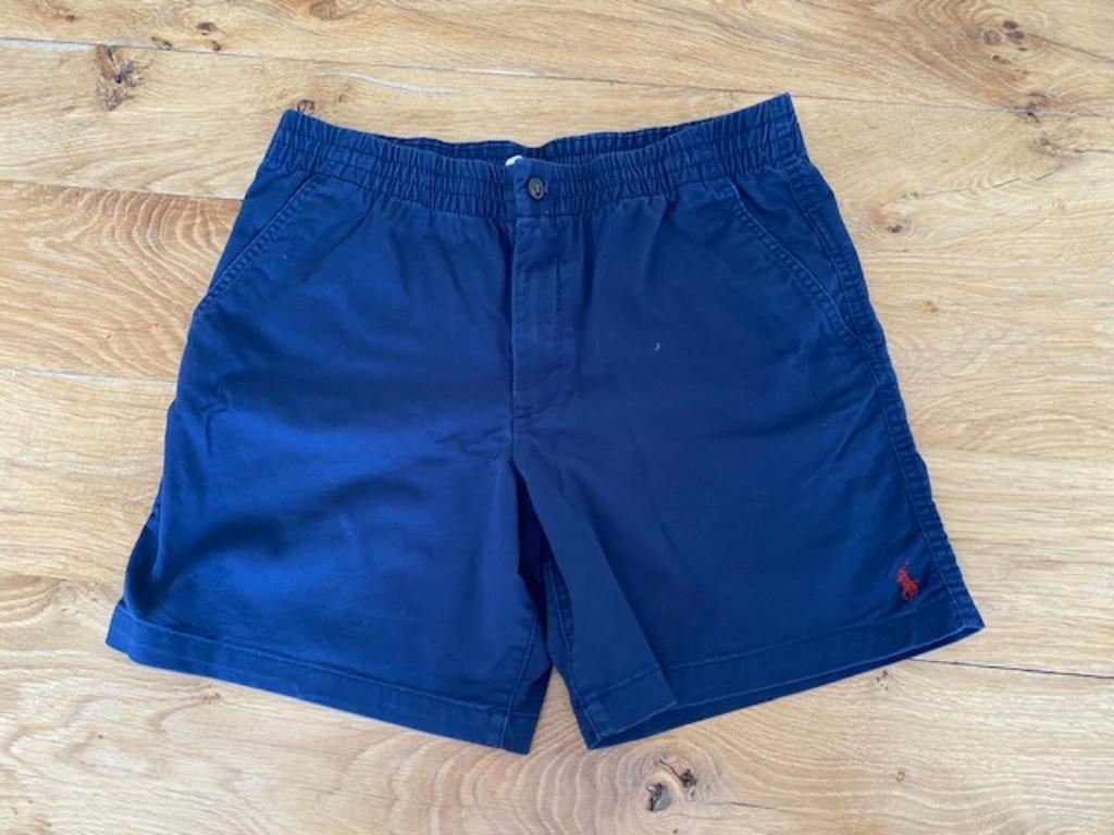 Donkerblauwe short Polo Ralph Lauren, Kinderen en Baby's, Kinderkleding | Maat 164, Broek, Gebruikt, Ophalen of Verzenden, Polo Ralph Lauren