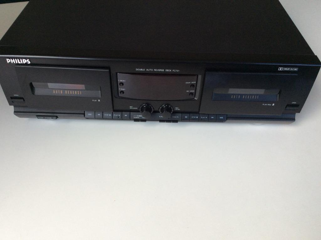 Platine à double inversion automatique  Philips FC731, Enlèvement ou Envoi, Philips