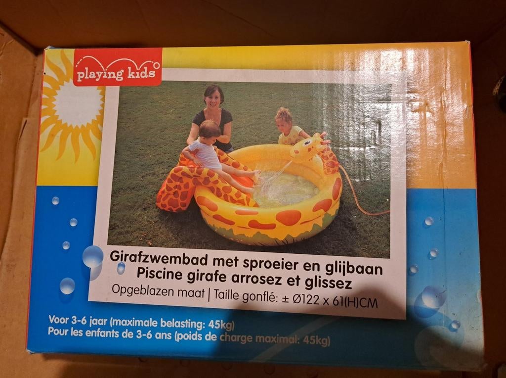 Zwembad met glijbaan, Ophalen of Verzenden, Nieuw