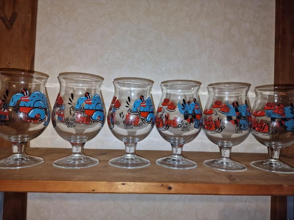 set de 6 verres Duvel Nina, Enlèvement ou Envoi, Neuf, Verre ou Verres, Duvel