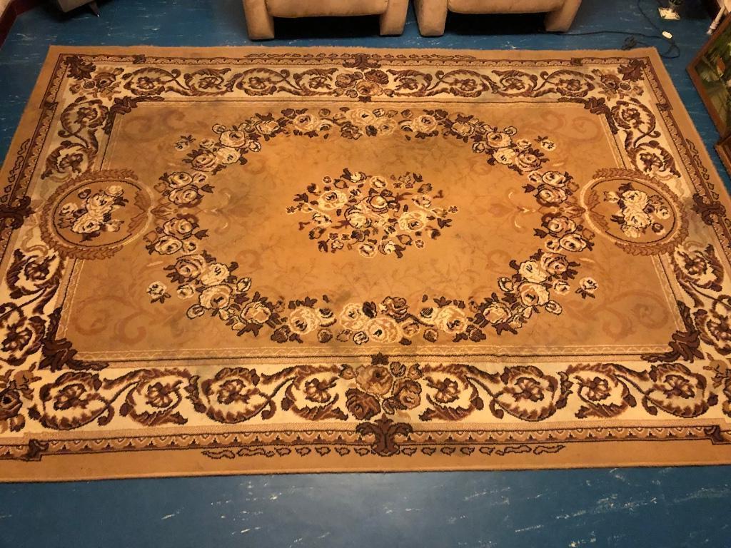 Tapis, 200 cm ou plus, 200 cm ou plus, Crème, Utilisé