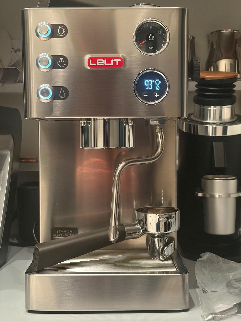 Lelit Grace PL81T espressomachine, Electroménager, Café moulu, Machine à espresso, Réservoir d'eau amovible, Comme neuf