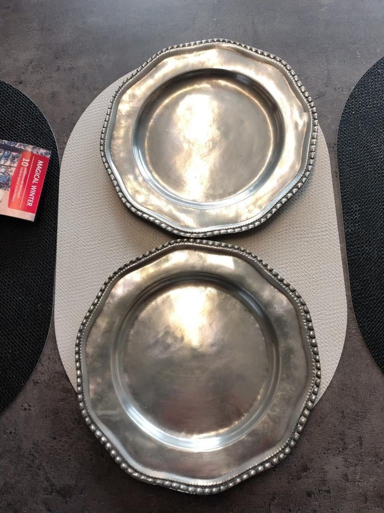 2 tinnen schalen, Antiek en Kunst, Ophalen