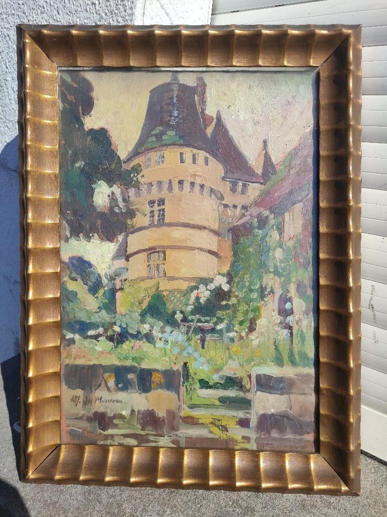 huile sur panneau signe Mathilde de Monceau de bergendal, Enlèvement ou Envoi