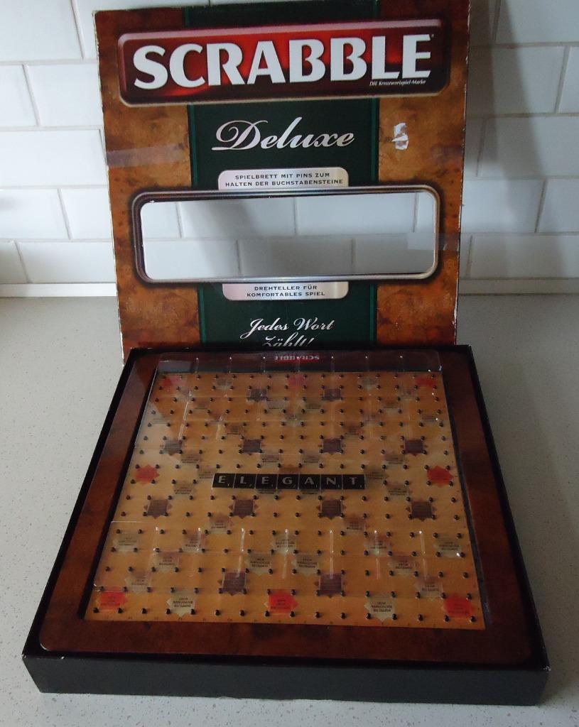 "Scrabble De Luxe" Nr. 7803 in prima staat !, Een of twee spelers, Ophalen of Verzenden, Zo goed als nieuw, Spear's Games