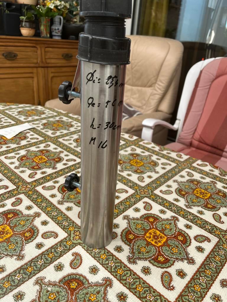 Tube support. Parasol, Enlèvement, Comme neuf, Moins de 150 cm, Pied