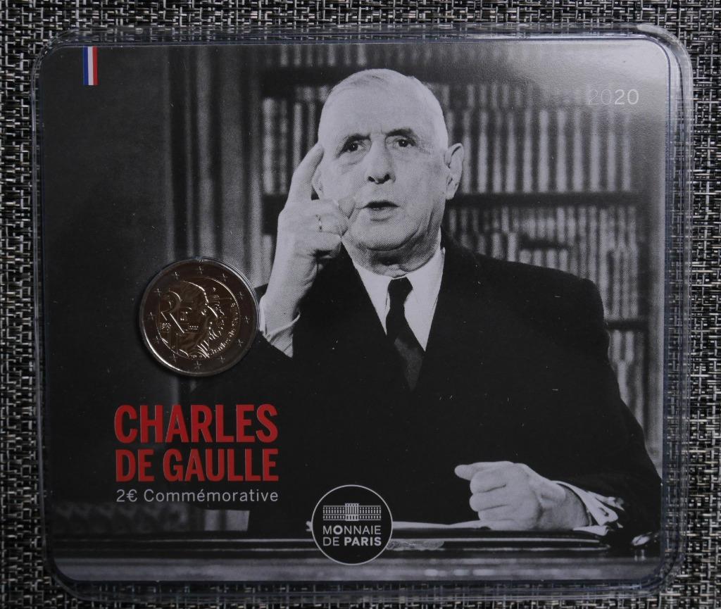 2 euros Coincard France 2020  Charles de Gaulle, Enlèvement ou Envoi, France, 2 euros, Série