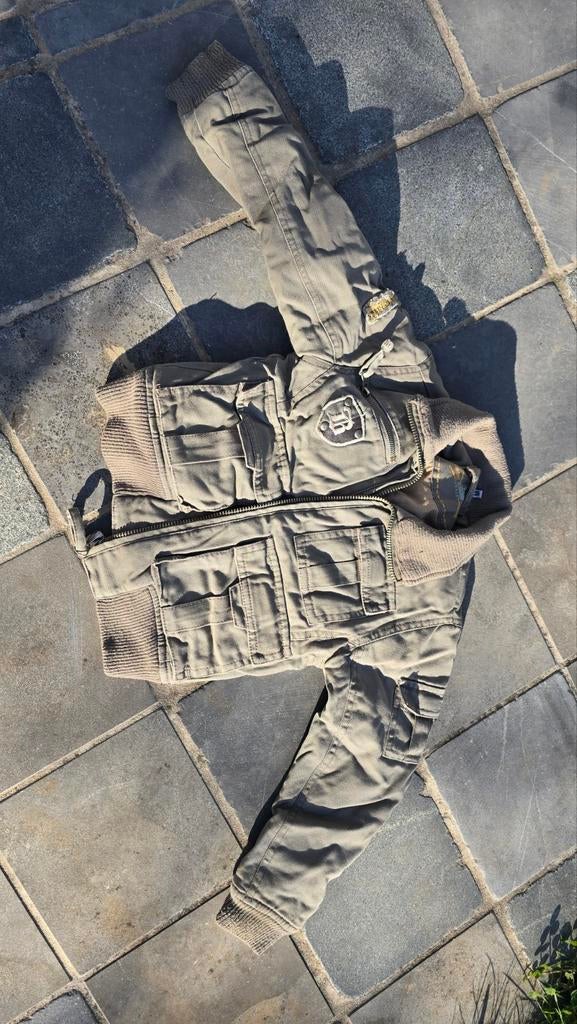 Dikke warme winterjas kind baby jongen maat 86, Ophalen of Verzenden, Gebruikt