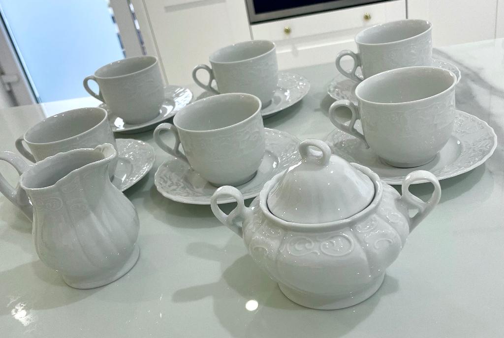 Vintage Mitterteich Bavaria Bareuther servies 14 st, Ophalen of Verzenden