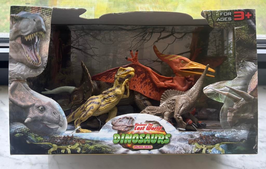 Boîte de 4 dinosaures - NEUF, Enlèvement ou Envoi, Neuf