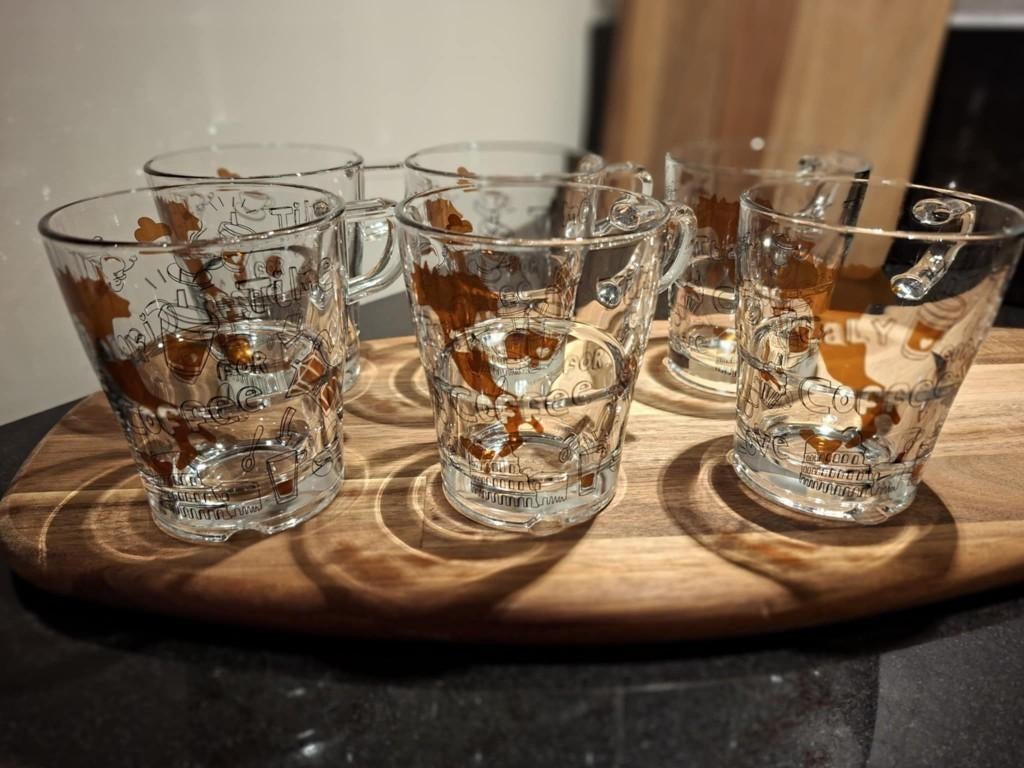 24- delig set Espresso & koffie glazen van Leonardo, Ophalen, Nieuw, Glas, Overige stijlen