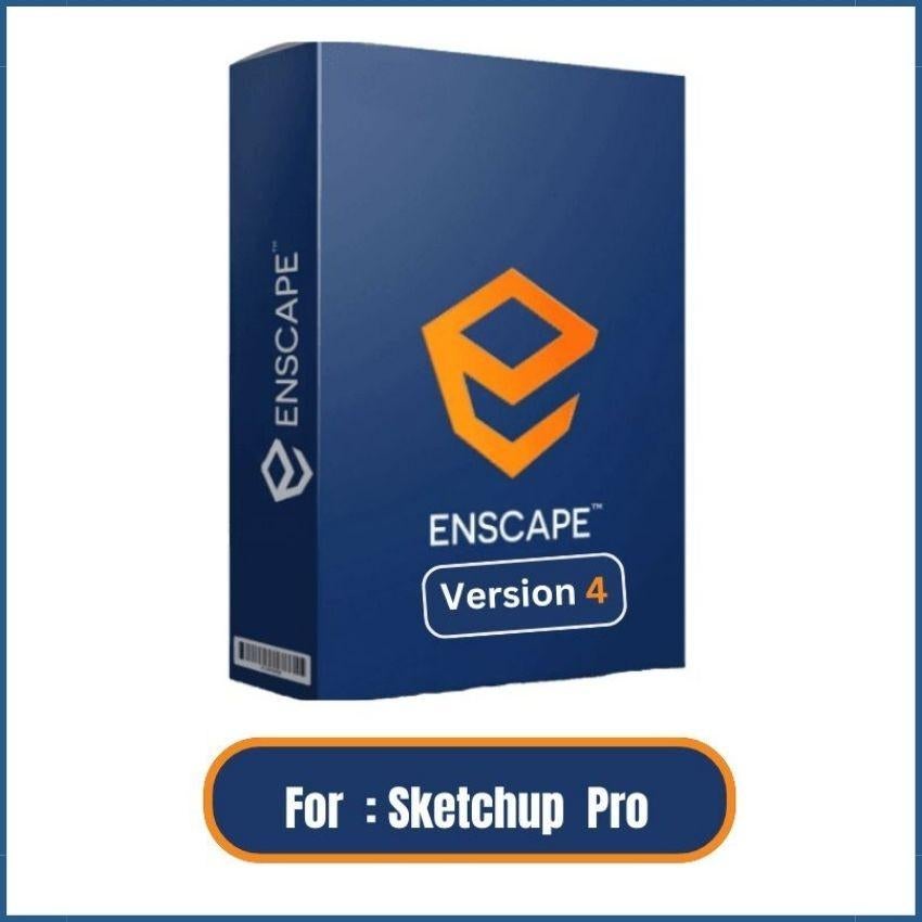 Enscape v 4 voor SketchUp Pro,Rhinoceros 3D,Archicad, Computers en Software, Ontwerp- en Bewerkingssoftware, Ophalen, Nieuw, MacOS