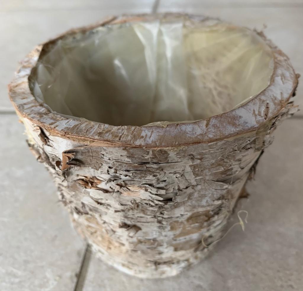 Pot de de rarement aspect écorce extérieur, Overige materialen, Gebruikt, Rond, Binnen