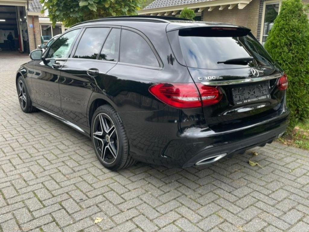 Mercedes C 300 de AMG Line PANO LED NAVI CAMERA MOTOR DEFECT, Auto's, Automaat, 143 kW, Panoramadak, Leder en Stof