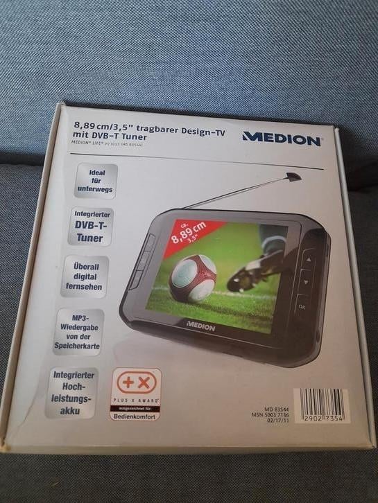 Medion LIFE P73013 Draagbare 3,5" TV, Audio, Tv en Foto, Televisies, Ophalen of Verzenden, Nieuw