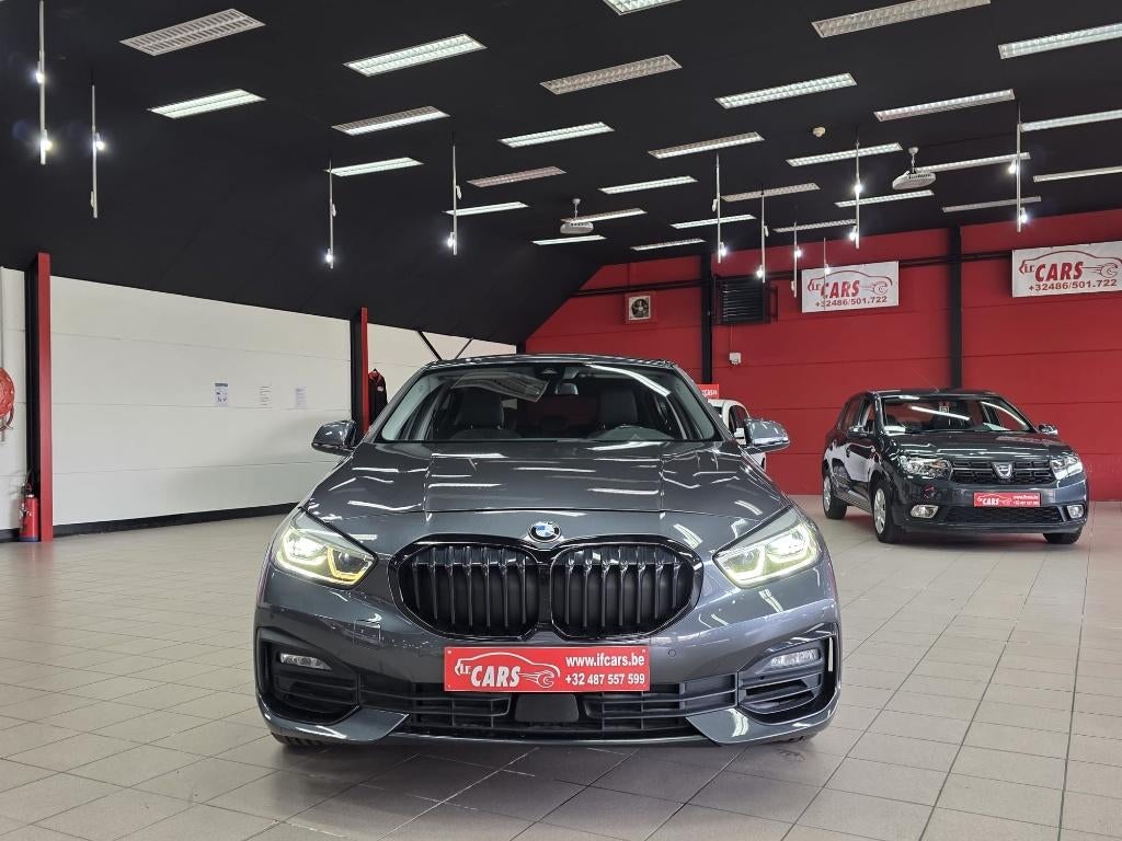 **BMW-118**BENZINE*AUTOMAAT**NAVIGATIE**GEKEURD**, Auto's, BMW, 1 Reeks, 4 cilinders, Leder en Stof, Bedrijf