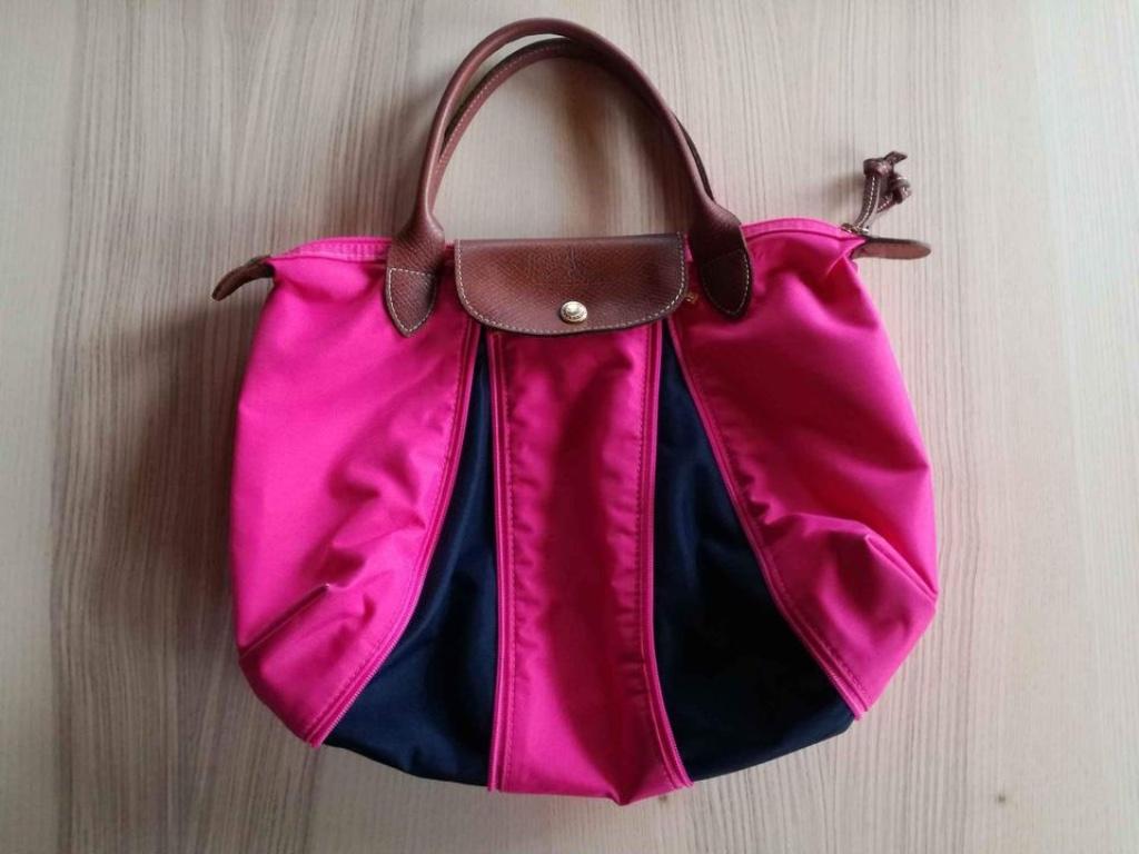 Sac Longchamp rose, Enlèvement ou Envoi, Comme neuf, Rose, Sac à main