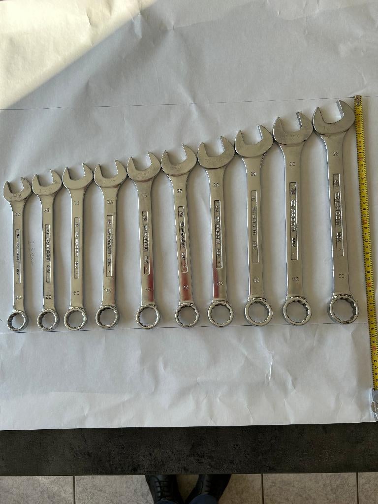 Facom  jeu de 10 clés mixtes