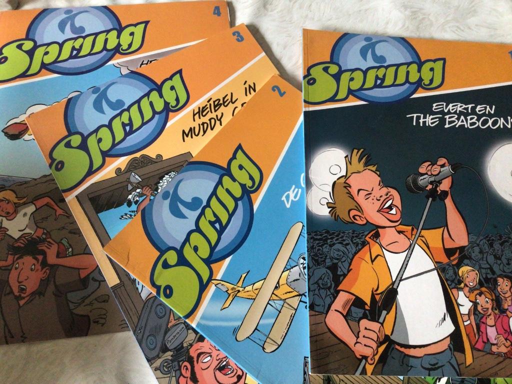 Spring stripverhalen 1-4 Studio 100- Ketnet, Boeken, Ophalen of Verzenden