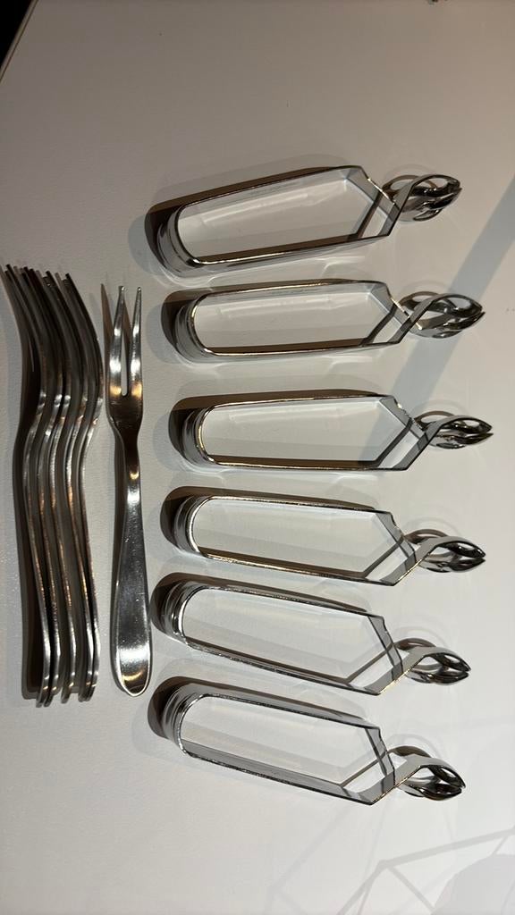 Couverts à escargots, Huis en Inrichting, Keuken | Bestek, Ophalen, Zo goed als nieuw