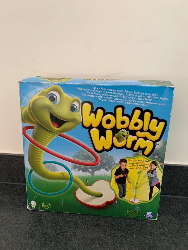 Spinmaster Wobbly Worm - leuk en actief familiespel, Ophalen of Verzenden, Zo goed als nieuw