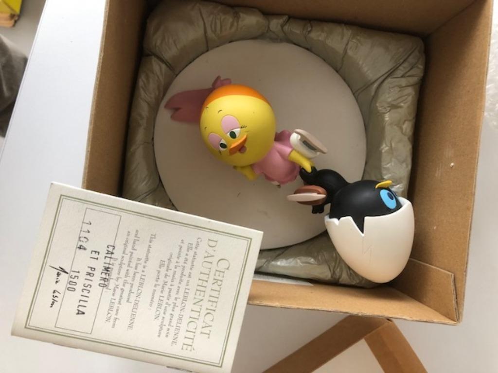 Calimero en Priscilla schaatsend Leblon Delienne, Collections, Enlèvement ou Envoi, Neuf, Autres types