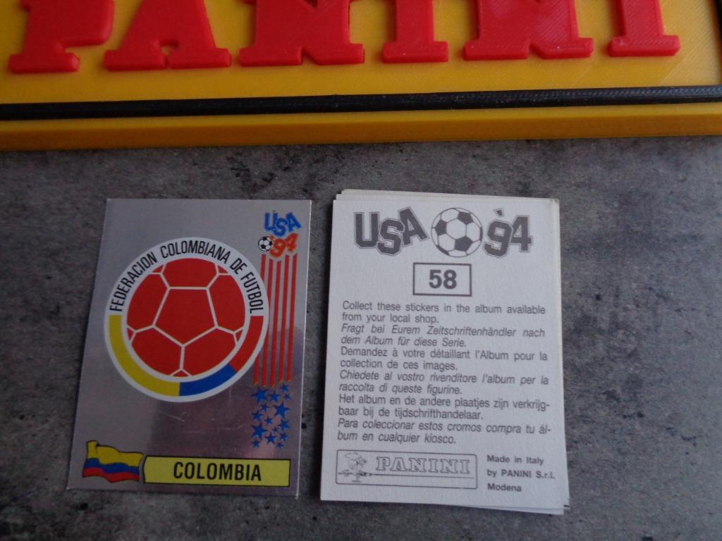 PANINI FOOTBALL AUTOCOLLANT COUPE DU MONDE 94 USA EMBLÈME DE, Enlèvement ou Envoi, Autocollant